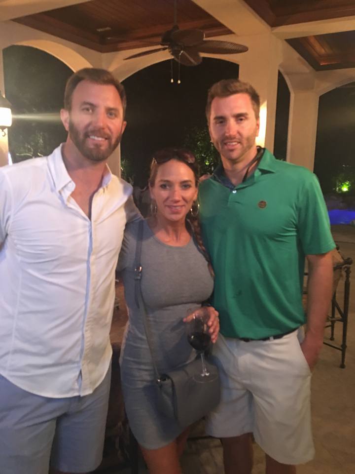 Dustin Johnson With Sister Laurie And Brother Austin