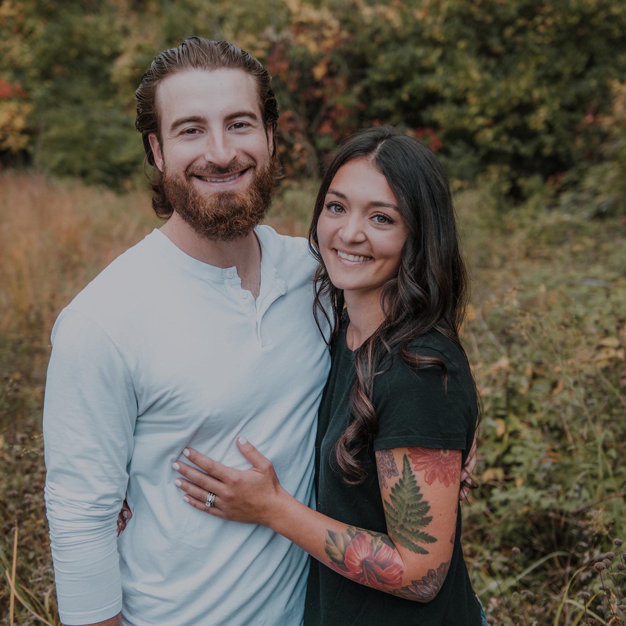 Eric Haase With His Wife Maria