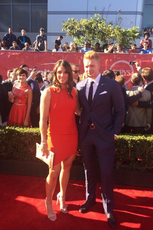 Frederik Andersen With His Wrongly Alleged Girlfriend Hillary Knight