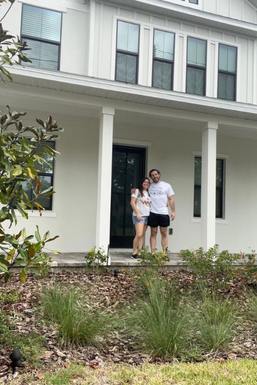 Grimes And His Wife Charlotte Grimes In Their New House