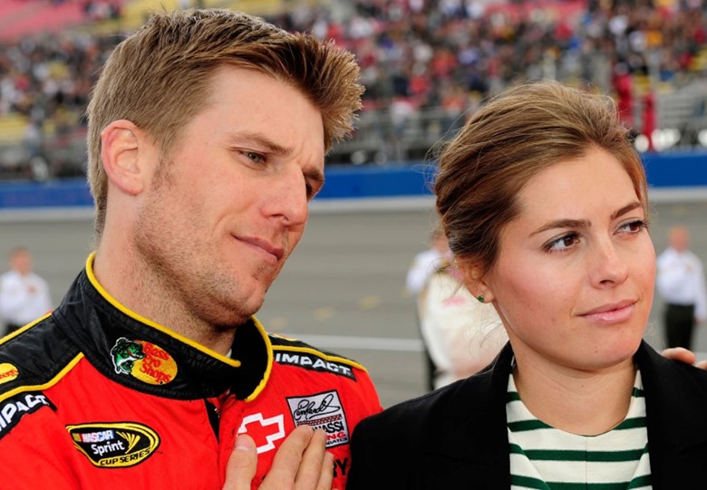 Jamie McMurray With His Wife, Christy