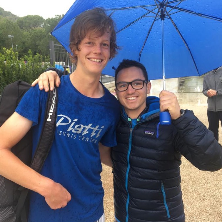 Jannik Sinner With His Brother Marc