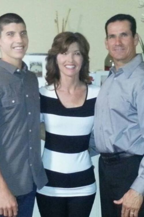 Jarren Durran With His Father Octavio and Mother Dena Duran