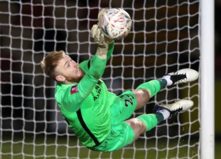 Jason Steele Stopping The Goal