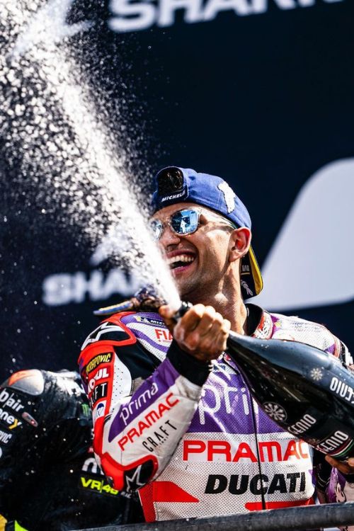 Jorge Martin Celebrating A Win