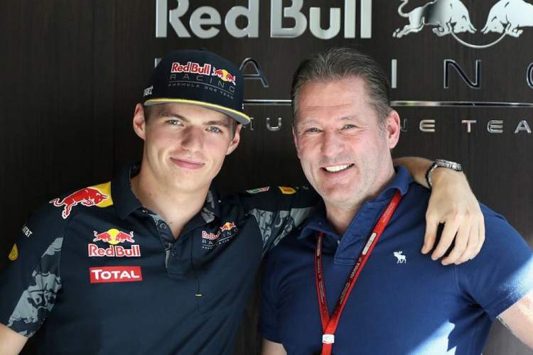 Max With His Dad, Jos Verstappen