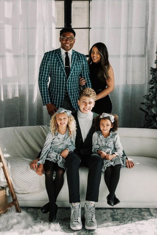 Joshua Perry And Maddi Griffin With Their Children