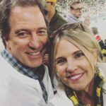 Kevin Harlan With His Wife Ann Harlan