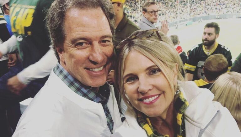 Kevin Harlan With His Wife Ann Harlan