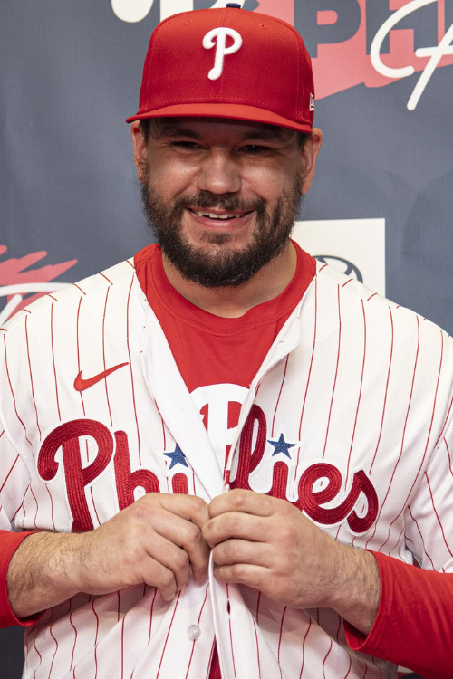 Kyle in the Phillies jersey