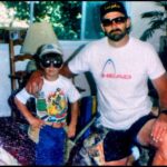 Luke Rockhold Childhood Picture With His Father