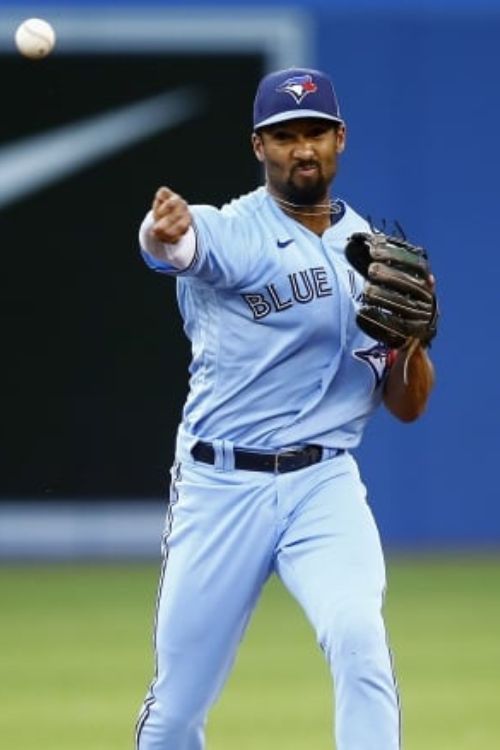 Marcus Semien Throwing A Ball