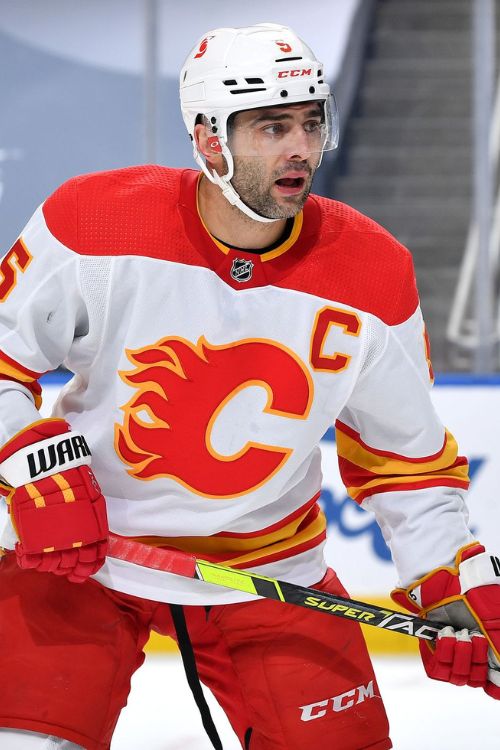 Mark Giordano In The Field