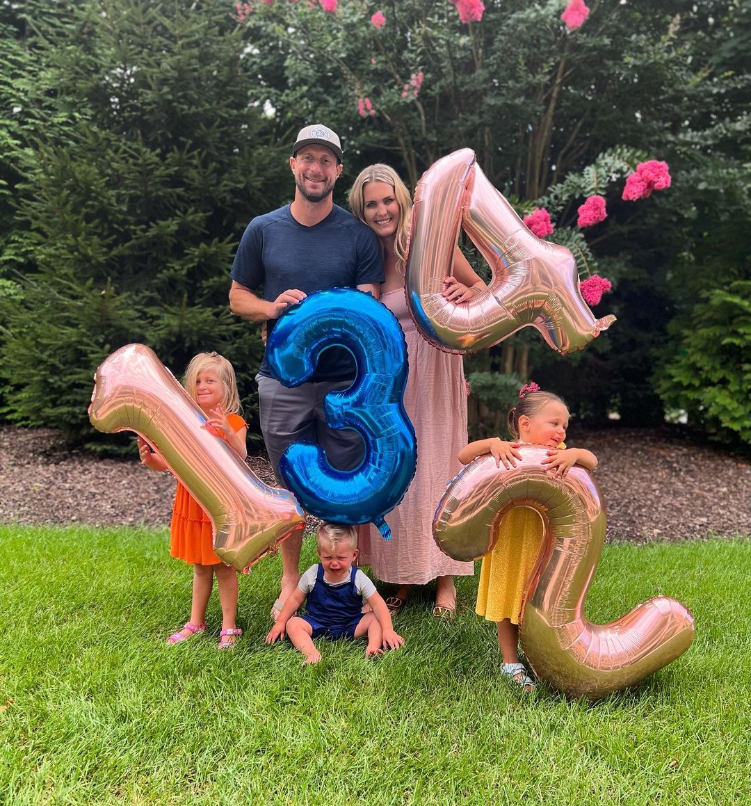 Max And Wife Erica With Kids Announcing Their Fourth