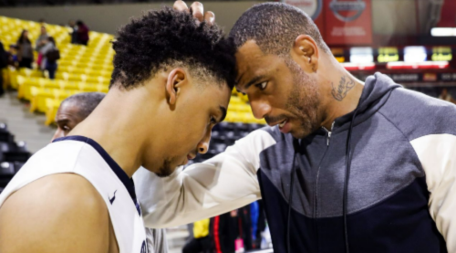 Kenyon Martin Sr. Supporting his son Kenyon Martin Jr.