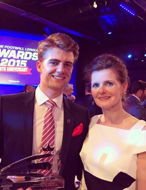 Patrick Bamford With His Mother Rita