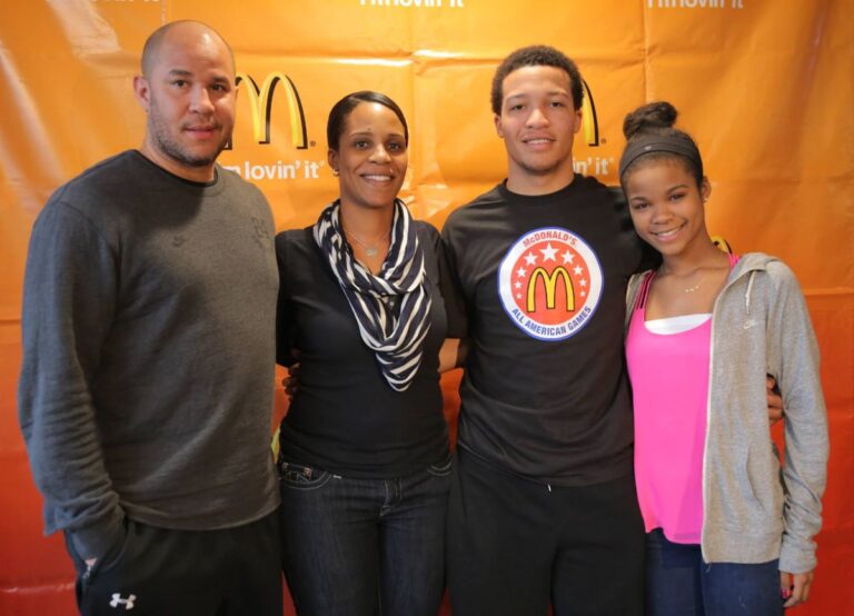 Rick Brunson With His Family