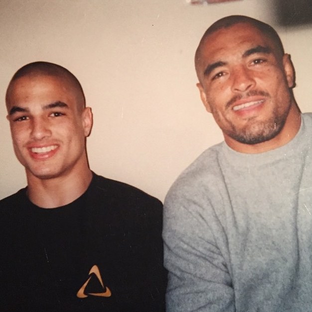 Rickson Gracie With His Late Son Rockson