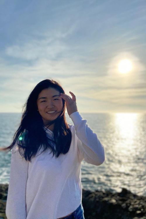 Rose Zhang Enjoying Her Time Off From The Game In Laguna Beach
