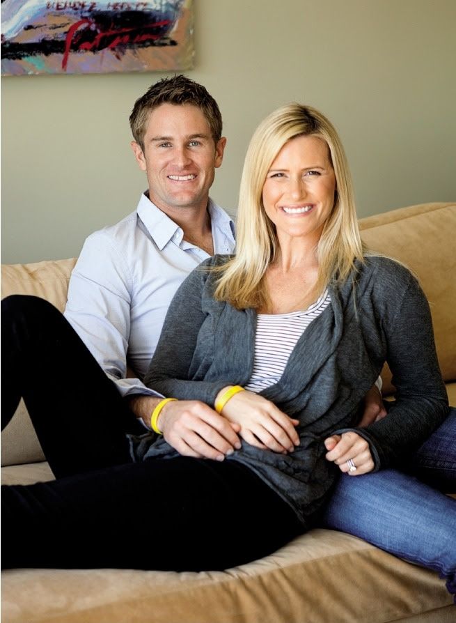 Hunter-Reay With His Wife, Beccy Gordon 