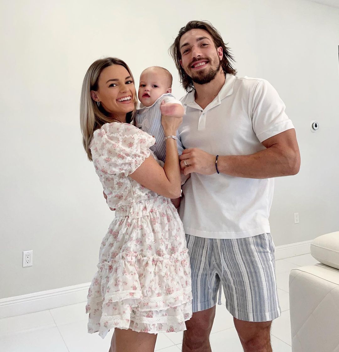 Ryan With His Wife Marissa & Son Roman