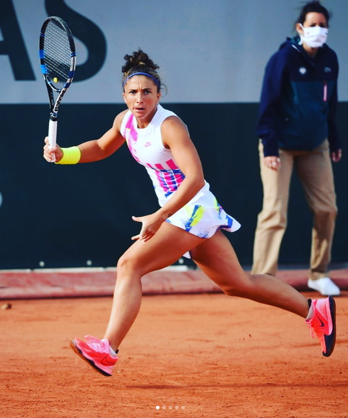 Sara Errani playing Tennis in Paris 2020