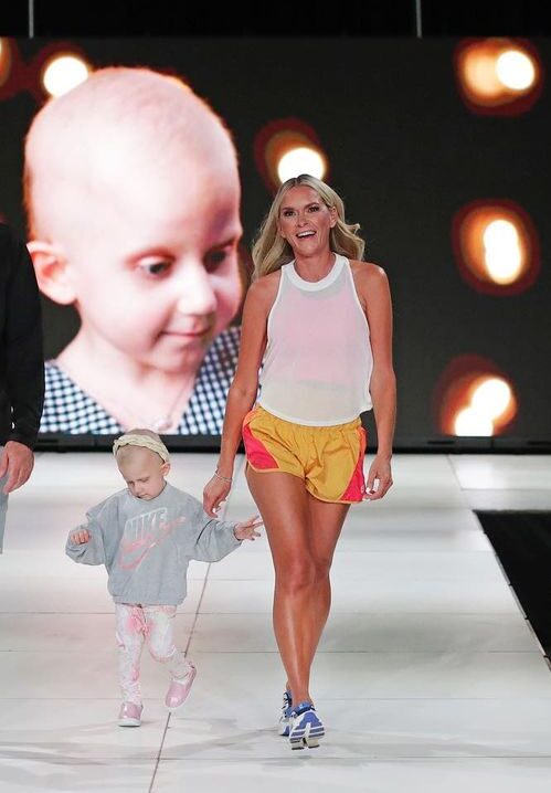 Sherry Pollex walking at a Catwalk for a Cause Event (Source: Instagram)