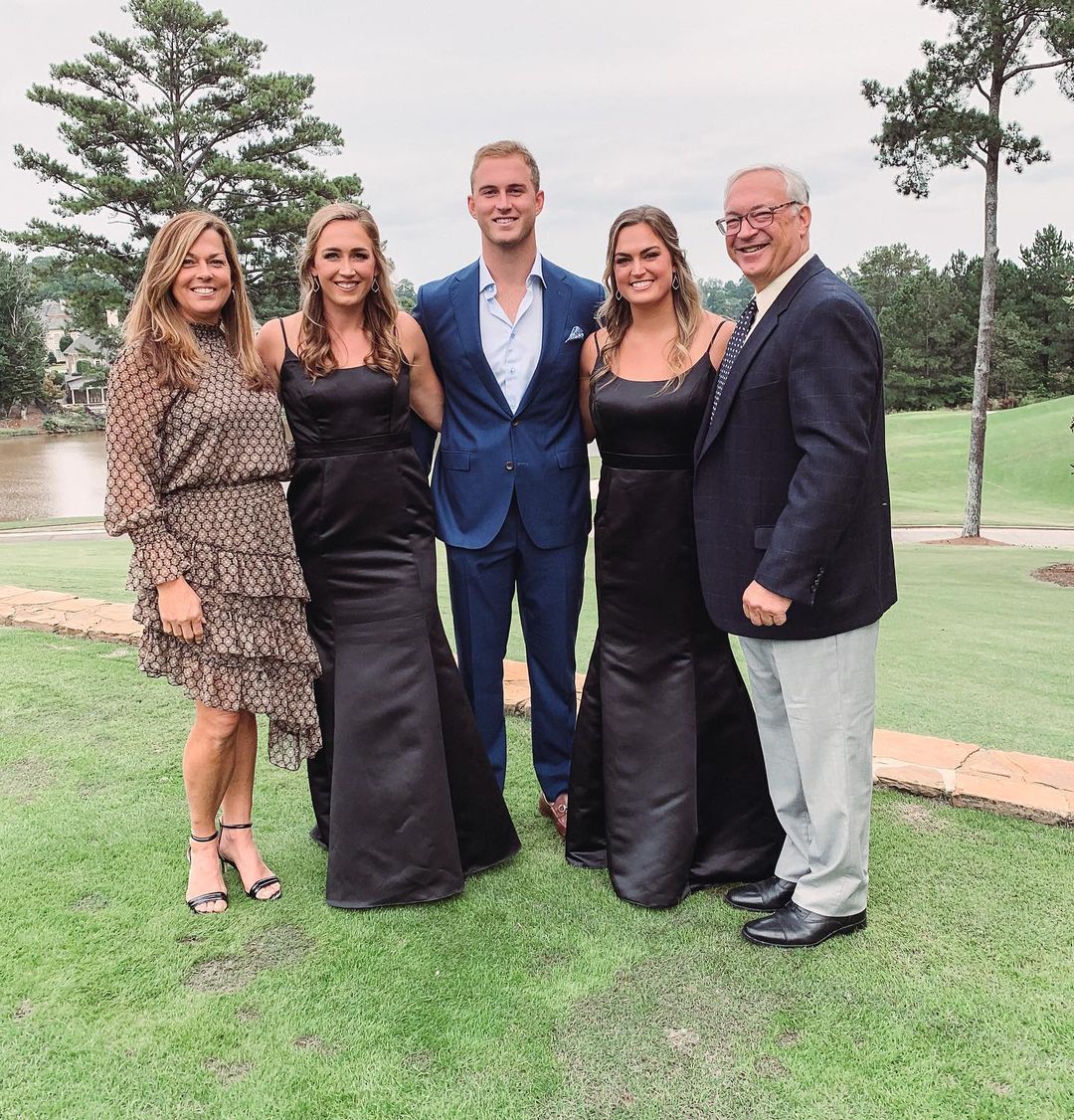 Davis Mills With His Parents And Sisters Erin and Ali