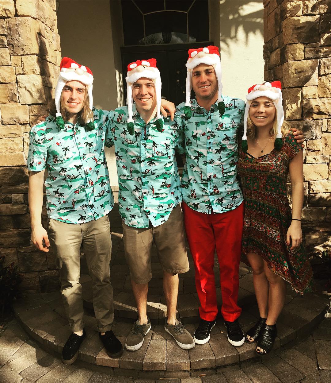 Justin Thomas Celebrating Christmas With Cousins
