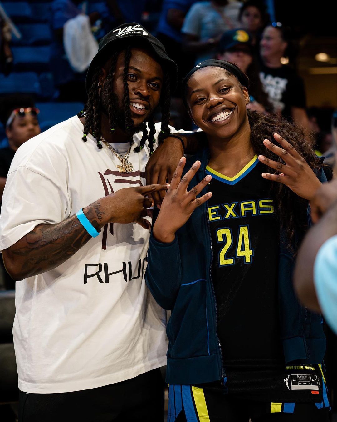 Arike Ogunbowale With Her Brother 