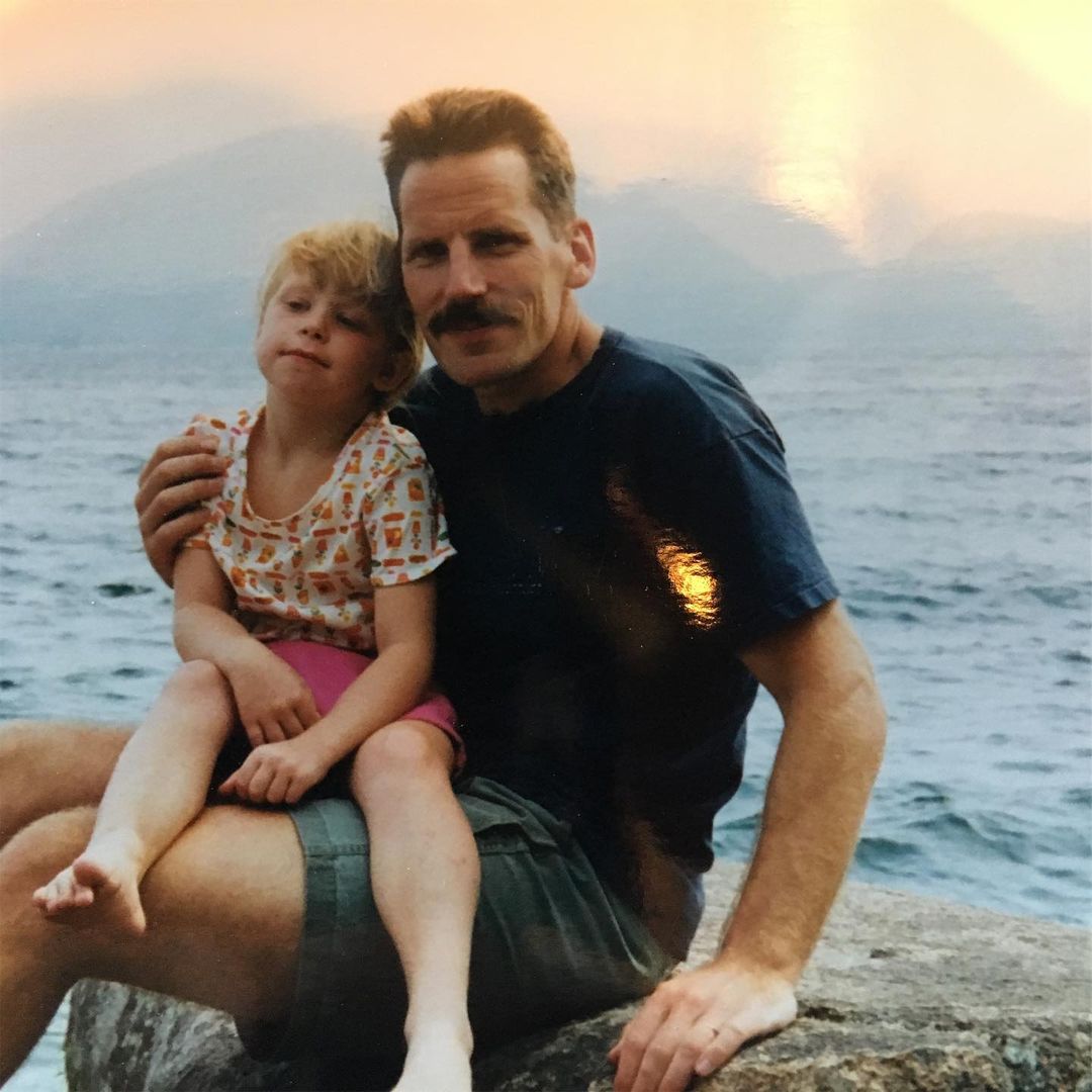 Young Emily Kaplan With Her Father 