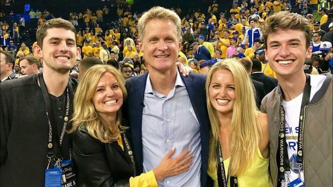 Steve Kerr With His Family 
