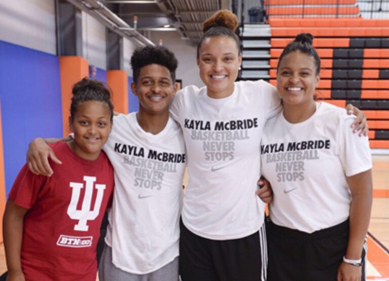The McBride Siblings Posing For A Photo