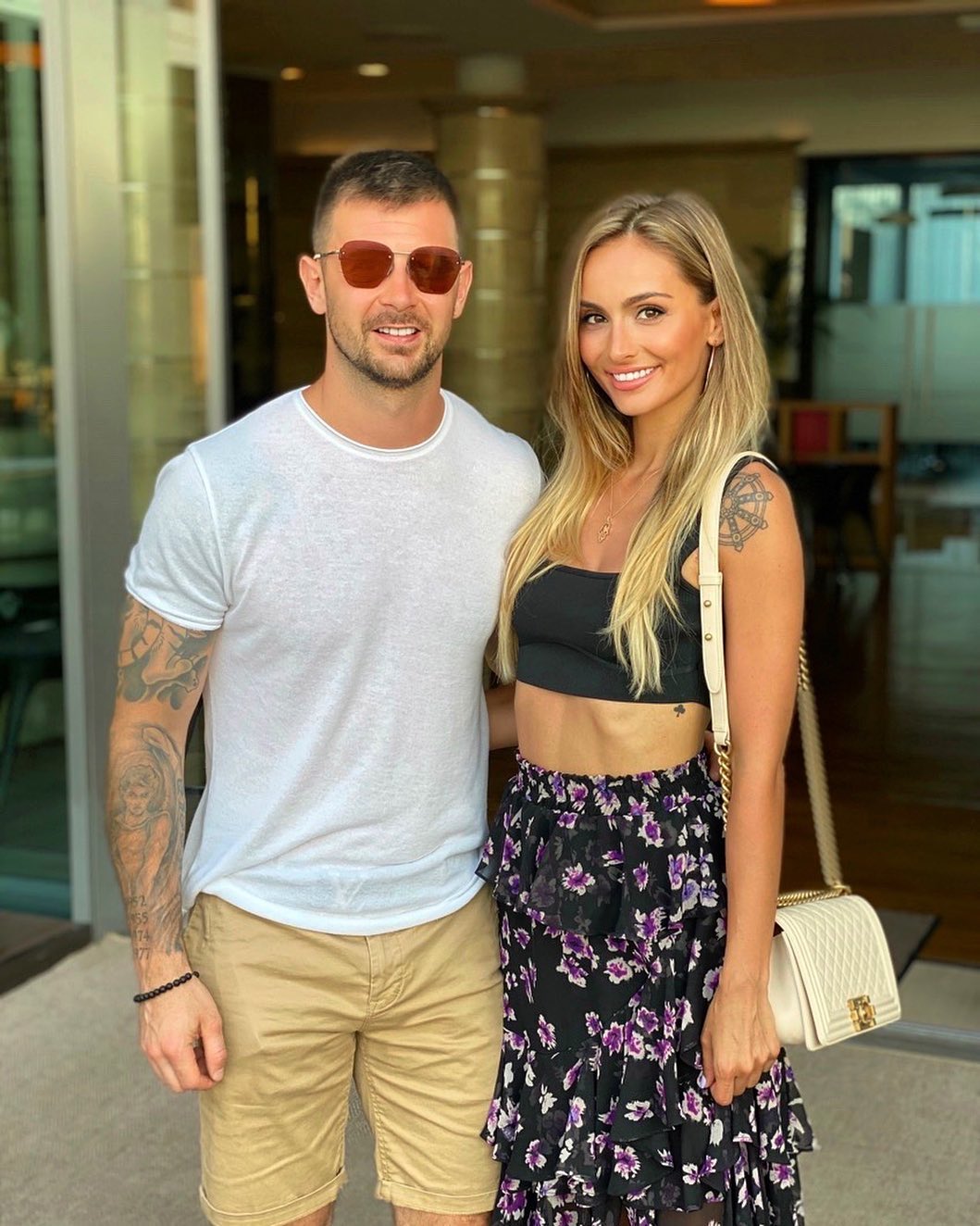 Tomas Tatar With His Girlfriend Veronika Vevuska