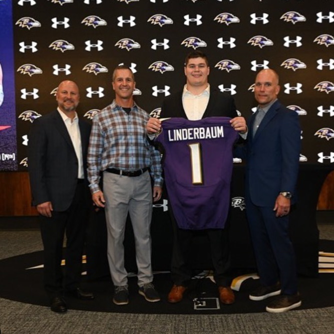 Tyler is drafted by the Ravens