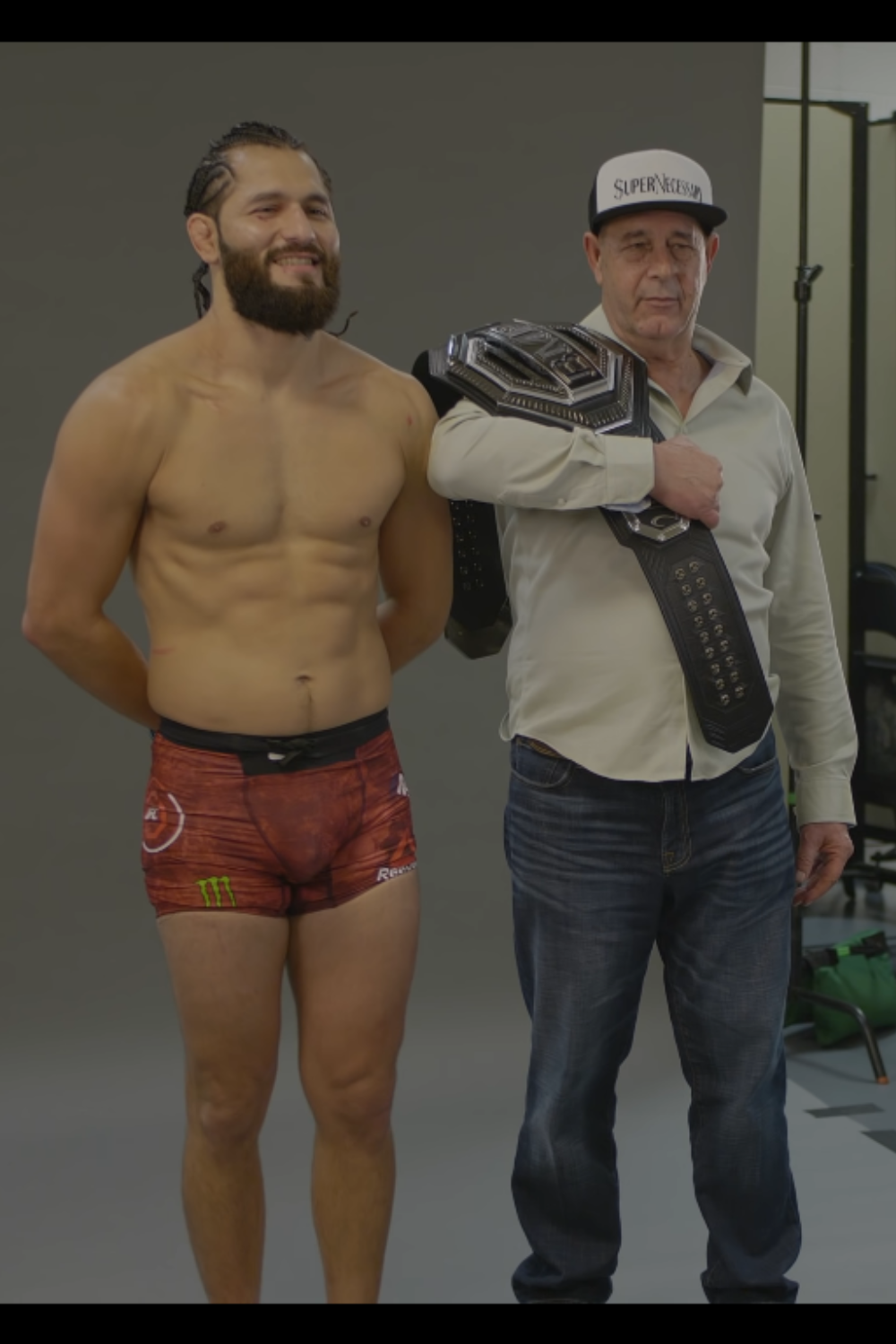 Jorge Masvidal With His Father 