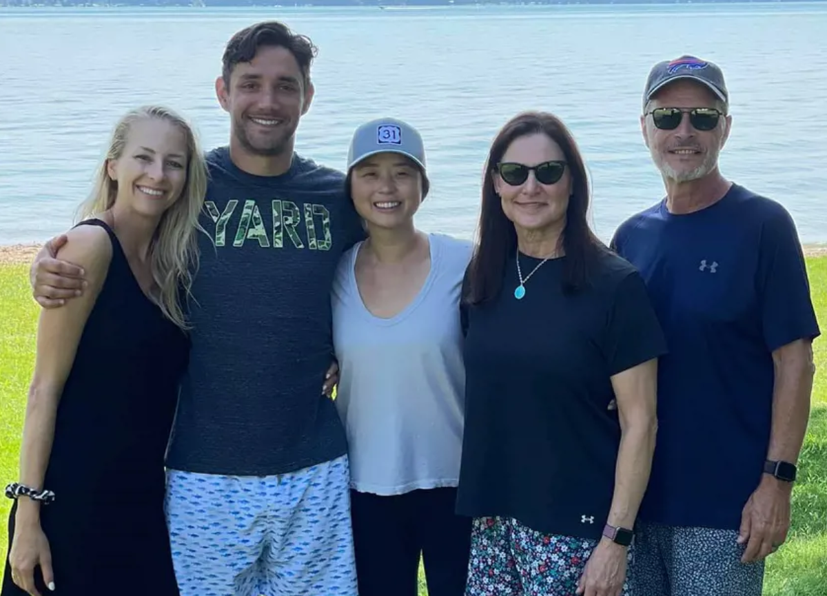 Alec Martinez With His Family