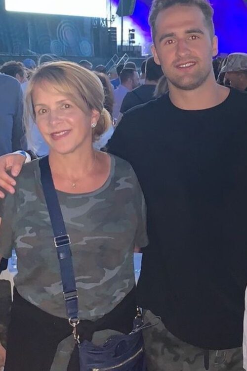 Colin White with His Mom