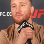 Justin Gaethje During UFC Press Conference