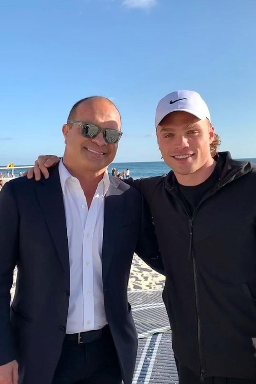 Max Domi With His Father Tie Domi 