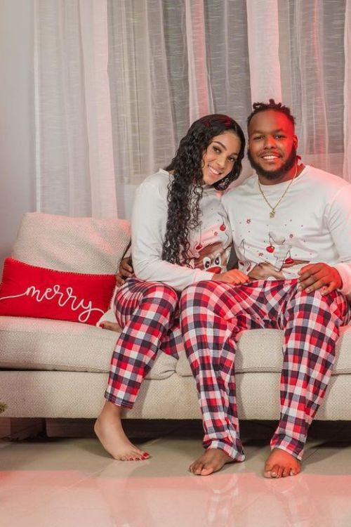 Vladimir Guerrero Jr With His Wife