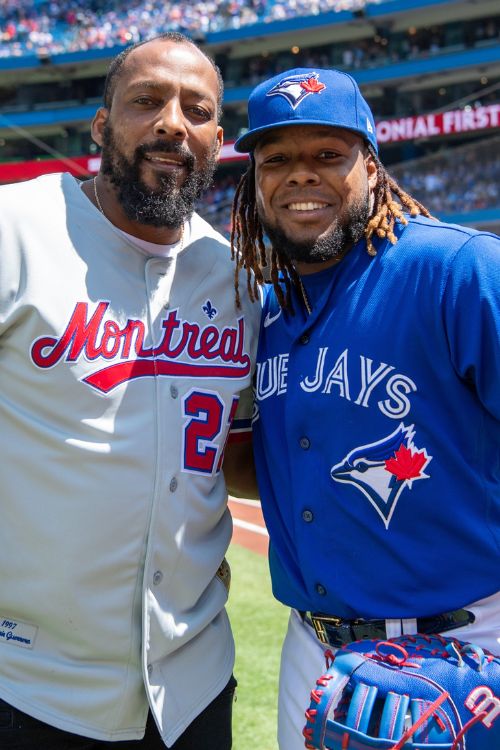 Vladimir Guerrero Jr With His Father 