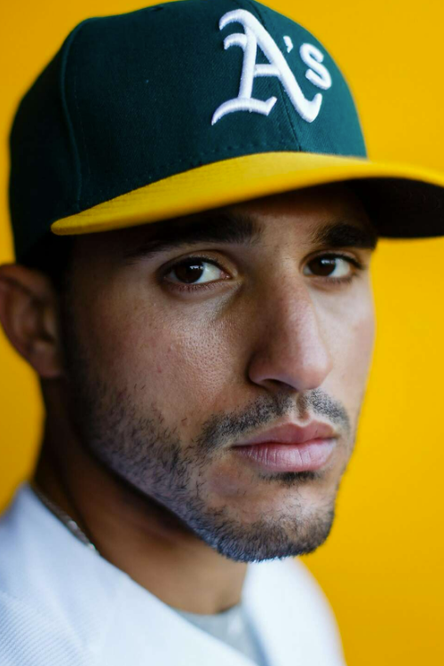 Ramon Laureano Closed Up Photo.