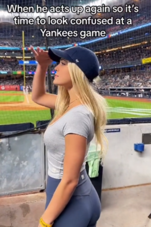 Olivia Dunne At Yankees Game