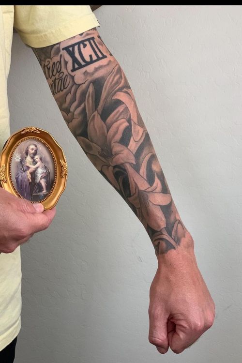 Trevor Williams Tattoo Of Left Arm