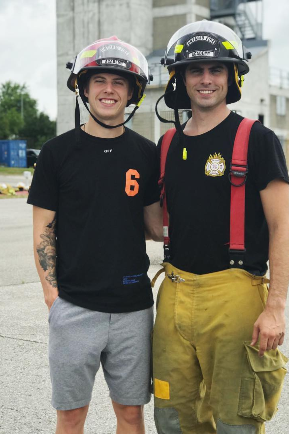 Mitchell Marner And His Brother 