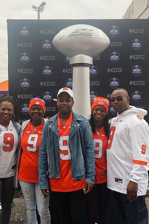 NFL Player Travis With His Family 