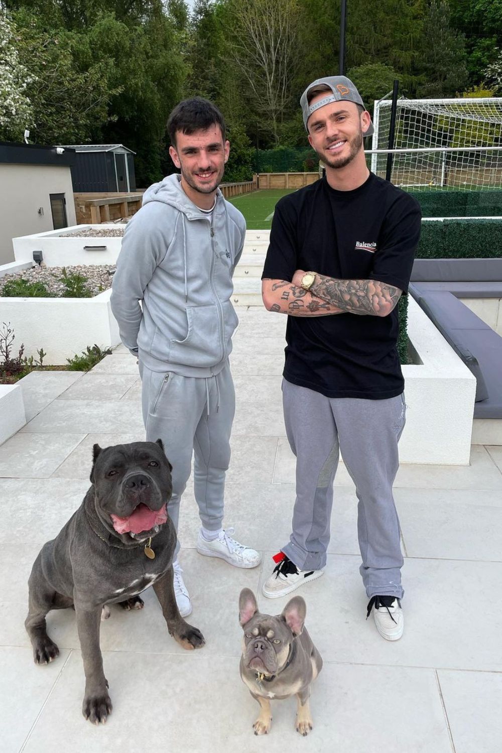James Maddison With His Brother Ben