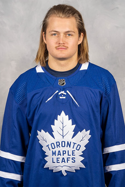 William Nylander in Maple Leafs jersey