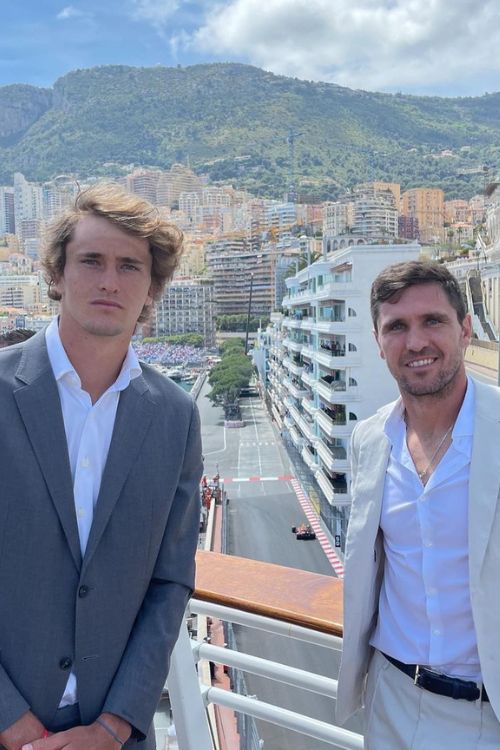 Mischa Zverev Pictured With His Brother In Yacht Club de Monaco For F1 Monaco GP In 2021